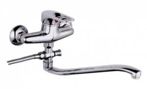 Смеситель для ванны и раковины 40к F2129-В FRAP (S-излив, хром, силумин)