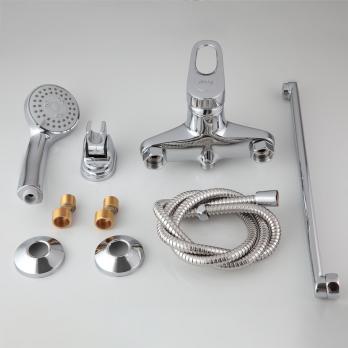 Смеситель для ванны и раковины 40к F2204 FRAP (L излив, хром, латунь)