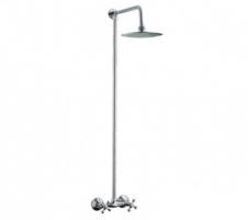 Душевая система 1/2 кер F2308 FRAP лейка "Тропич. душ" (D200мм, хром, силумин)