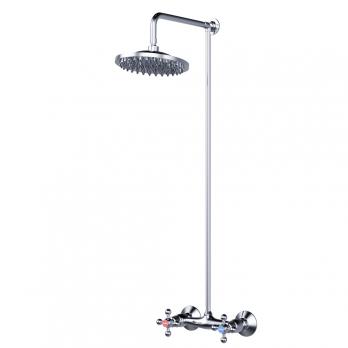 Душевая система 1/2 кер L2408 Ledeme  стационарный ТРОПИЧ ДУШ, латунь