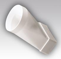 Соединитель 60х204/D125 эксц плоский/круглый 620СП12,5КП ERA