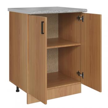 Стол разделочный 60 ольха, столешница гранит пёстрый