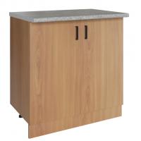 Стол разделочный 80 ольха, столешница гранит пёстрый