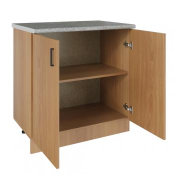 Стол разделочный 80 ольха, столешница гранит пёстрый