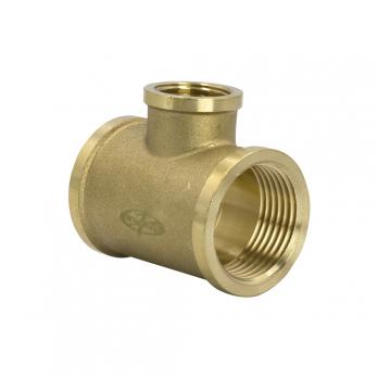 Тройник 1'' - 1/2'' - 1'' вн/вн/вн ЛАТ LEXLINE 25-15-25