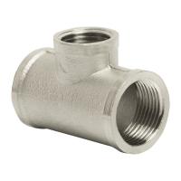 Тройник 3/4'' - 1/2'' - 3/4'' вн/вн/вн VRT® никель