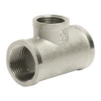 Тройник 3/4'' - 1/2'' - 3/4'' вн/вн/вн VRT® никель