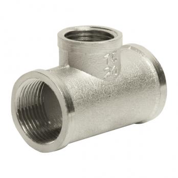 Тройник 3/4'' - 1/2'' - 3/4'' вн/вн/вн VRT® никель