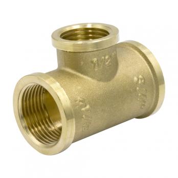 Тройник 3/4'' - 1/2'' - 3/4'' вн/вн/вн ЛАТ LEXLINE 20-15-20