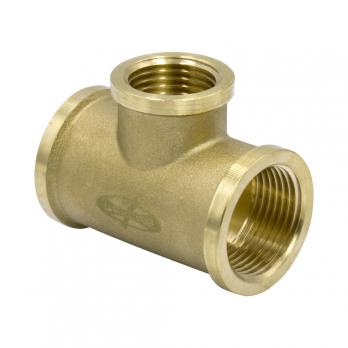 Тройник 3/4'' - 1/2'' - 3/4'' вн/вн/вн ЛАТ LEXLINE 20-15-20