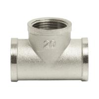 Тройник 3/4'' вн/вн/вн VRT® никель