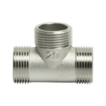 Тройник 3/4'' нар/нар/нар VRT® никель