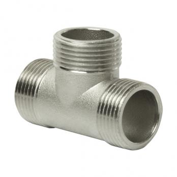 Тройник 3/4'' нар/нар/нар VRT® никель