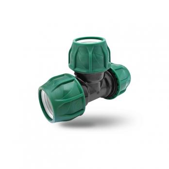 Тройник ПЭ  50х50х50 (обж.) POELSAN GREEN