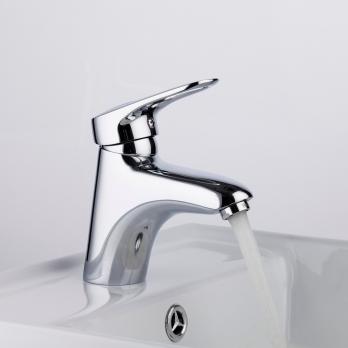 Смеситель для раковины 40к F1004 FRAP (литой, п/шпильку, хром, латунь)