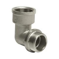 Уголок 3/4'' вн/нар с ограничением VRT® никель