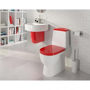 Умывальник-тюльпан "Best-55 Red" с отв c полупьедесталом (Sanita Luxe)