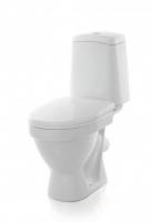 Унитаз-компакт "Лада" эконом/СТАНДАРТ (кос, нижн, арм.Уклад/Инкоэр, сид.полипропилен) (Sanita)