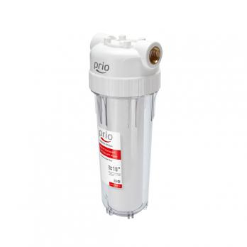 Фильтр магистральный 1/2'' для хол. воды прозр. 10"  PRIO (НОВАЯ ВОДА) (AU020)