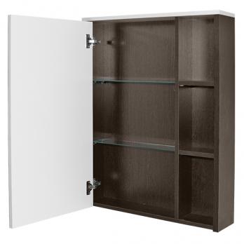 Зеркальный шкаф "БОСКО-65" бел./венге(ПВХ)