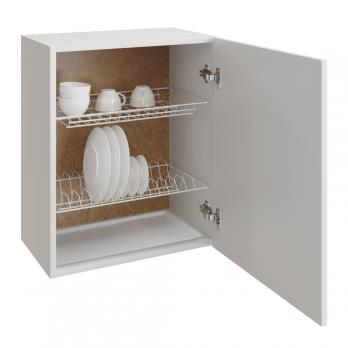 шкаф навесной кухонный с сушкой 50 белый (2 места)