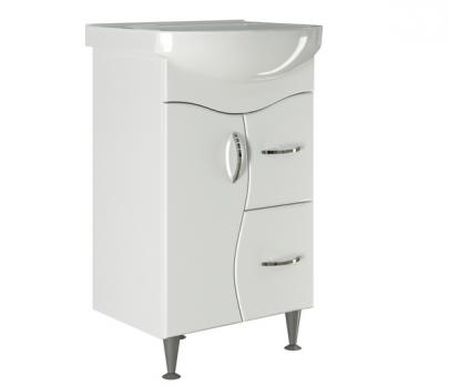 Тумба д/ванной "КЛАССИК-52" под раковину Альфана-52 (ОК) (ПВХ)