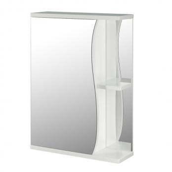 Зеркальный шкаф "Классик-50" левый без подсветки (ПВХ)