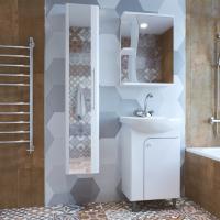 Зеркальный шкаф "Классик-50" правый без подсветки (ПВХ)