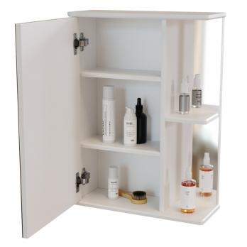 Зеркальный шкаф "Стандарт-50" левый без подсветки (ПВХ)