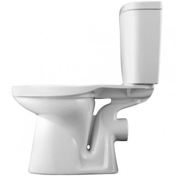 Унитаз-компакт "Анимо 2РА" (гор.вып, нижн.подв, 2-кн. арм Уклад, дюро сид.) (Santek)