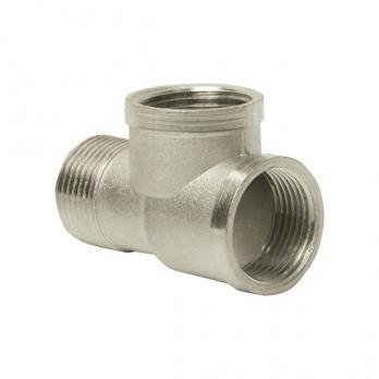 Тройник 3/4'' вн/вн/нар VRT® никель
