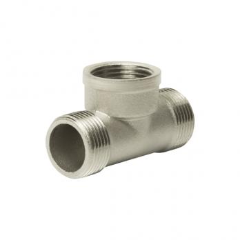 Тройник 3/4'' нар/вн/нар VRT® никель