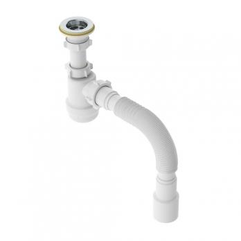 Сифон для умывальника 1 1/4"*40  с гофрой 40*40/50 S1015-АК САНДЕСАНТ