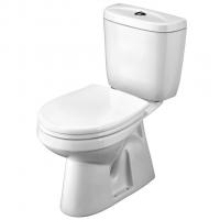 Унитаз-компакт "Анимо 2РА" в пол (нижн.подв, 2-кн.арм. Уклад, дюро сид.) (Santek)