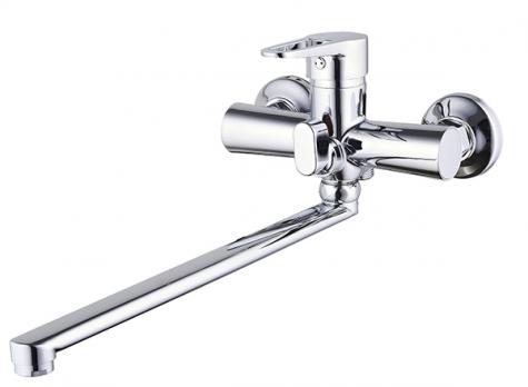 Смеситель для ванны и раковины 35к Glauf NUD7-A045 дивертор поворотный