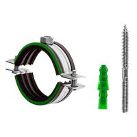 Хомут сантехнический 5'' (135-143 мм) М10х100 в комплекте со шпилькой и дюбелем