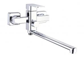 Смеситель для ванны и раковины 35к Glauf NEB7-A123 дивертор поворотный