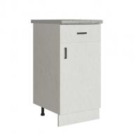 Стол разделочный 40 белый мрамор (1 ящик), столешница гранит пёстрый