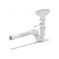 Сифон 1 1/2*40 Ani прямоточ. с гофрой 40*40/50  DR0115 с разрывом струи АНИ пласт