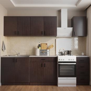 шкаф навесной кухонный с сушкой 80 венге (2 места)