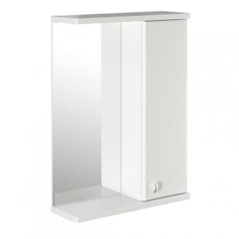 Зеркальный шкаф "НОРД-55" правый без подсветки (ПВХ)