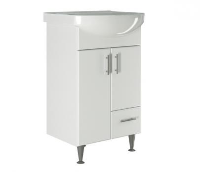 Тумба д/ванной "ВЕСТА-52" под раковину Альфана-52 (ОК) (ПВХ)