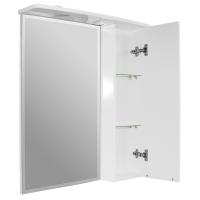 Зеркальный шкаф "КАССИОПЕЯ" правый с подсветкой(ПВХ)