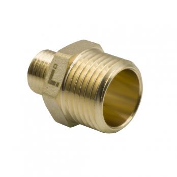 Ниппель переходной 1/2'' - 1/4'' нар/нар ЛАТ LEXLINE 15-8