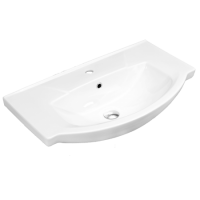 Раковина накладная "Элеганс-75" белая (Kirovit)