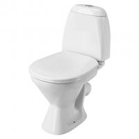 Унитаз-компакт "Римини полипропилен" (кос.вып. нижн.подв, 1-кн.арм., сид.) (Santek)
