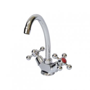 Смеситель для кухни 1/2 кер Казань КС-55 55071 металлиз мах