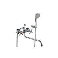 Смеситель для ванны и раковины 1/2 кер Казань КС-97 97073 мет мах КРЕСТ РУС