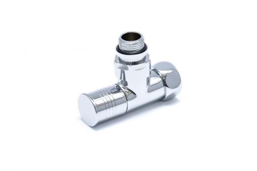 Вентиль запорный угловой для П/С 3/4"х1/2" вн/нар колп