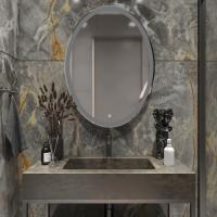 Зеркало MIXLINE "Италия" 570*770 (ШВ) сенсорный выключатель, светодиодная подсветка